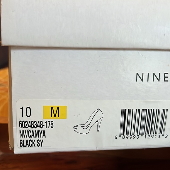 NIB • NINE WEST PLATFORM PEEP TOE SHOES - Picture 10 of 11